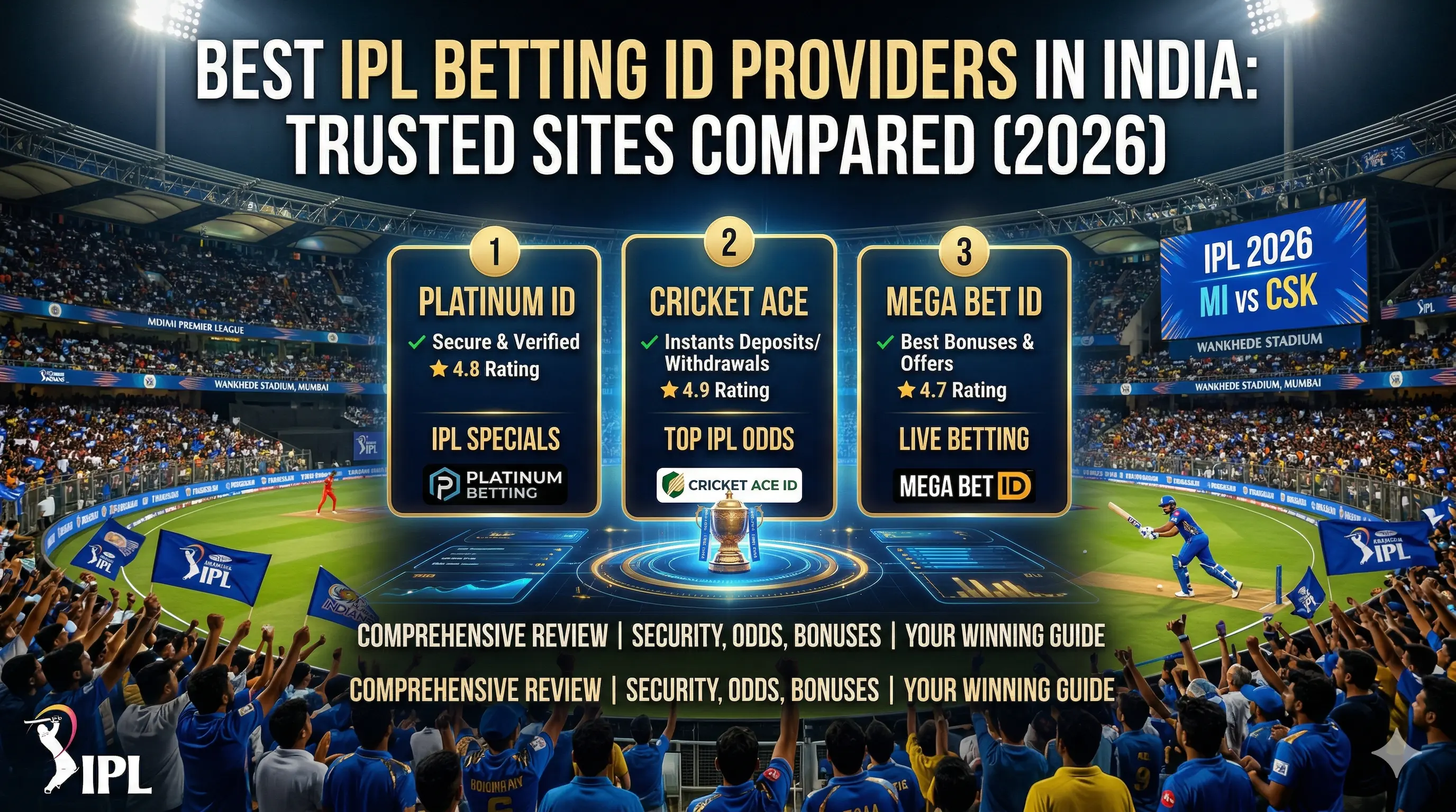 Best IPL betting ID providers in India 2026